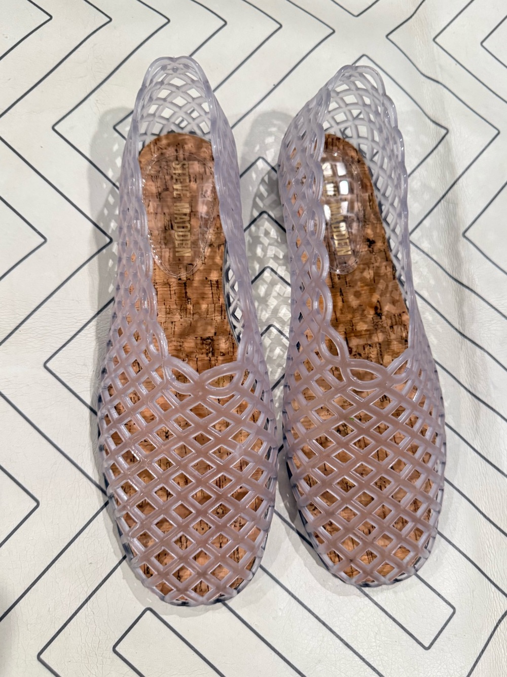 Steve Madden Grove Clear Jelly Flat - Picture 3 of 12